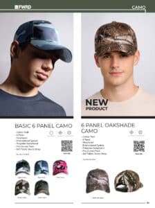 6 P Oakshade Camo Cap - Image 3