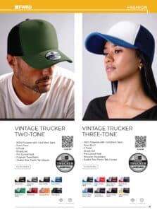 Vintage Trucker Three Tone Cap - Image 3