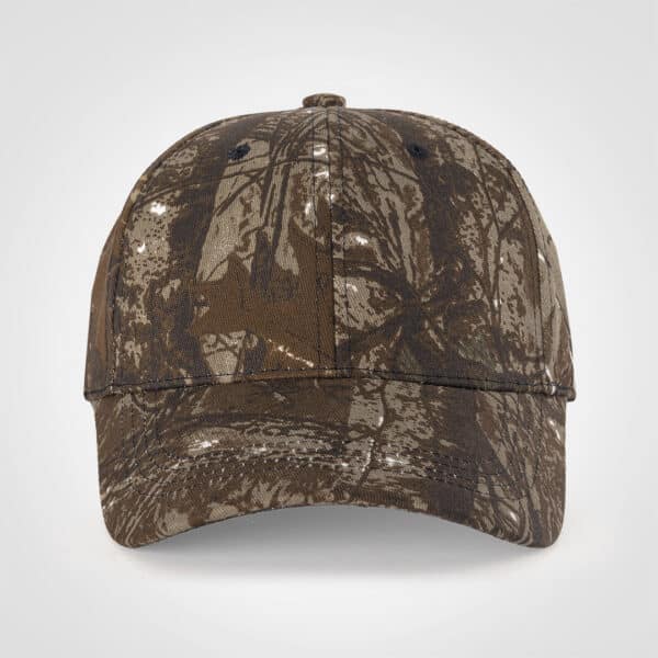 6 P Leaflock Camo Cap