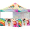 Coated Steel Sublimated Gazebo 3m x 3m – 3 Half-Wall Skins -1 Full-Wall Skin — Coated Steel Sublimated Gazebo 3m x 3m – 3 Half-Wall Skins -1 Full-Wall Skin