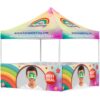Coated Steel Sublimated Gazebo 3m x 3m – 4 Half-Wall Skins — Coated Steel Sublimated Gazebo 3m x 3m – 4 Half-Wall Skins
