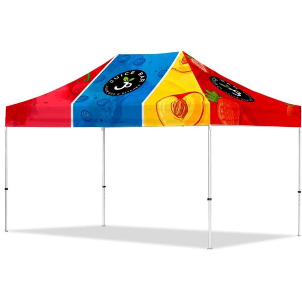 Coated Steel Sublimated Gazebo 4.5m x 3m — Coated Steel Sublimated Gazebo 4.5m x 3m
