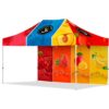 Coated Steel Sublimated Gazebo 4.5m x 3m 1 Long Full-Wall Skin — Coated Steel Sublimated Gazebo 4.5m x 3m 1 Long Full-Wall Skin