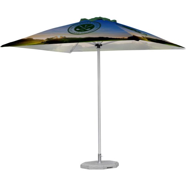Fade Resistant Parasol Single Hexagonal Pole 3m x 3m — Fade Resistant Parasol Single Hexagonal Pole 3m x 3m