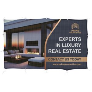 Sublimated Airtex Fabric Fence Banner 2m x 1.2m — Sublimated Airtex Fabric Fence Banner 2m x 1.2m