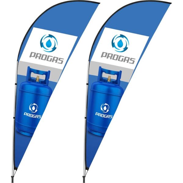 Legend 3m Sharkfin Flying Banner (Set of 2) — Legend 3m Sharkfin Flying Banner (Set of 2)