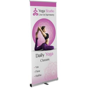 Champion Fabric Pull Up Banner — Champion Fabric Pull Up Banner