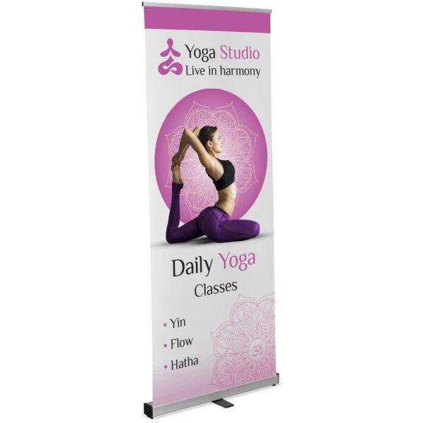 Champion Fabric Pull Up Banner — Champion Fabric Pull Up Banner