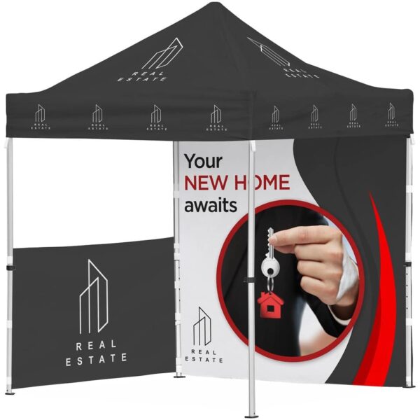 Ovation Sublimated Gazebo 2m X 2m Petite Frame – 1 Half-Wall Skin – 1 Full-Wall Skin — Ovation Sublimated Gazebo 2m X 2m Petite Frame – 1 Half-Wall Skin – 1 Full-Wall Skin