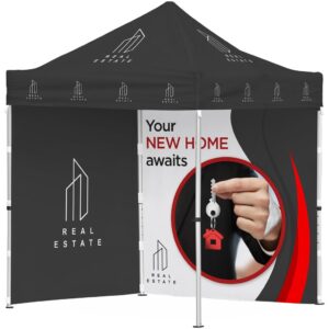 Ovation Sublimated Gazebo 2m X 2m Petite Frame – 2 Full-Wall Skins — Ovation Sublimated Gazebo 2m X 2m Petite Frame – 2 Full-Wall Skins