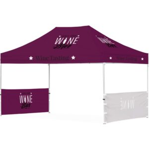 Ovation Sublimated Gazebo 4.5m X 3m – 2 Short Half-Wall Skins — Ovation Sublimated Gazebo 4.5m X 3m – 2 Short Half-Wall Skins