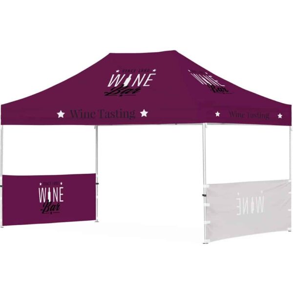 Ovation Sublimated Gazebo 4.5m X 3m – 2 Short Half-Wall Skins — Ovation Sublimated Gazebo 4.5m X 3m – 2 Short Half-Wall Skins