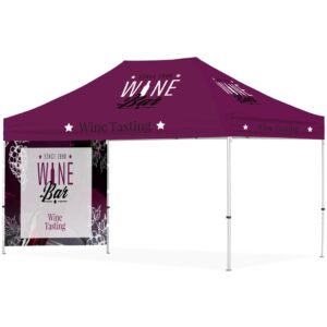 Ovation Sublimated Gazebo 4.5m X 3m – 1 Short Full-Wall Skin — Ovation Sublimated Gazebo 4.5m X 3m – 1 Short Full-Wall Skin