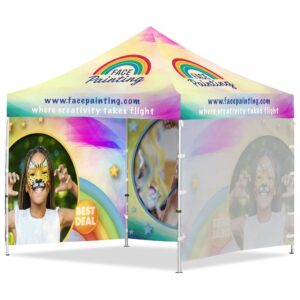 Coated Steel Sublimated Gazebo 3m x 3m – 3 Full-Wall Skins — Coated Steel Sublimated Gazebo 3m x 3m – 3 Full-Wall Skins