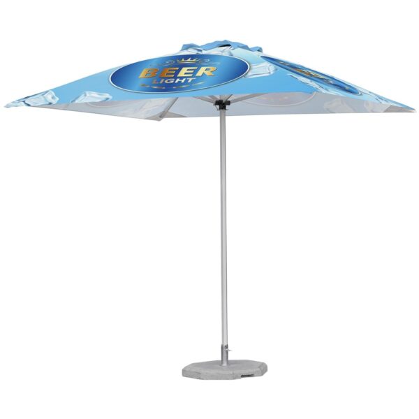 Legend Sublimated Parasol Single Hexagonal Pole 2.2m x 2.2m — Legend Sublimated Parasol Single Hexagonal Pole 2.2m x 2.2m