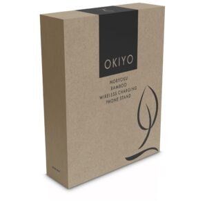 Okiyo Noryoku Bamboo Wireless Charging Phone Stand - Image 5