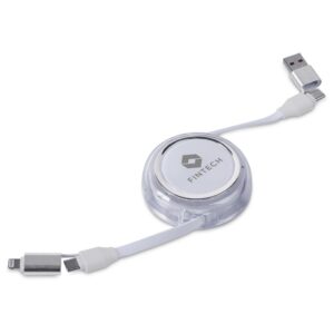 Swiss Cougar Luanda 4-in-1 Retractable Fast Charge 240W PD Cable - Image 5
