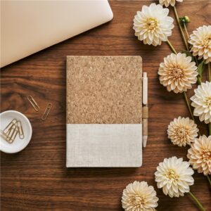 Okiyo Cardon Cork Notebook & Pen Set - Image 5
