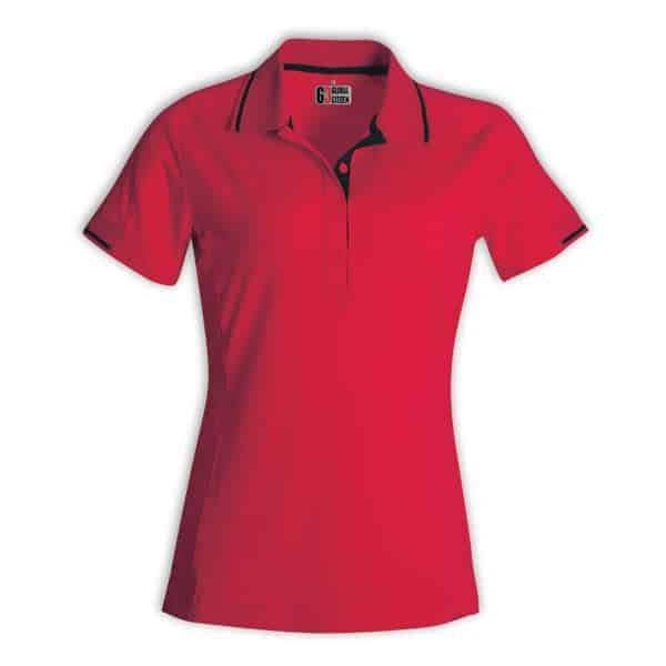 Ladies Synergy Polo — Ladies Synergy Polo – Red/Black – End Of Range