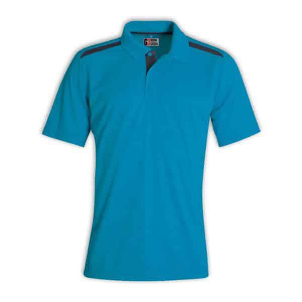 Vector Polo — Vector Polo – Cyan/Graphite – End Of Range