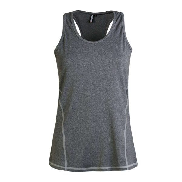 Ladies’ Active Top — Ladies’ Active Top – Graphite Melange – While Stocks Last