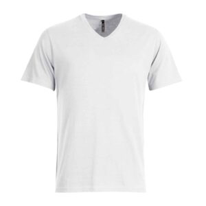 140g Urban Lifestyle V-Neck T-Shirt – White – End Of Range — 140g Urban Lifestyle V-Neck T-Shirt – White – End Of Range
