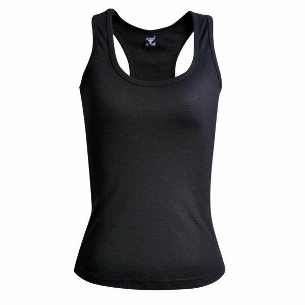 Ladies Racerback Top — Ladies Racerback Top – Black – While Stock Last