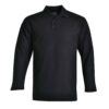 Long Sleeve Pique Knit Polo — Long Sleeve Pique Knit Polo