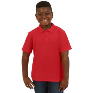 175g Youth Classic Pique Knit Polo - Image 4