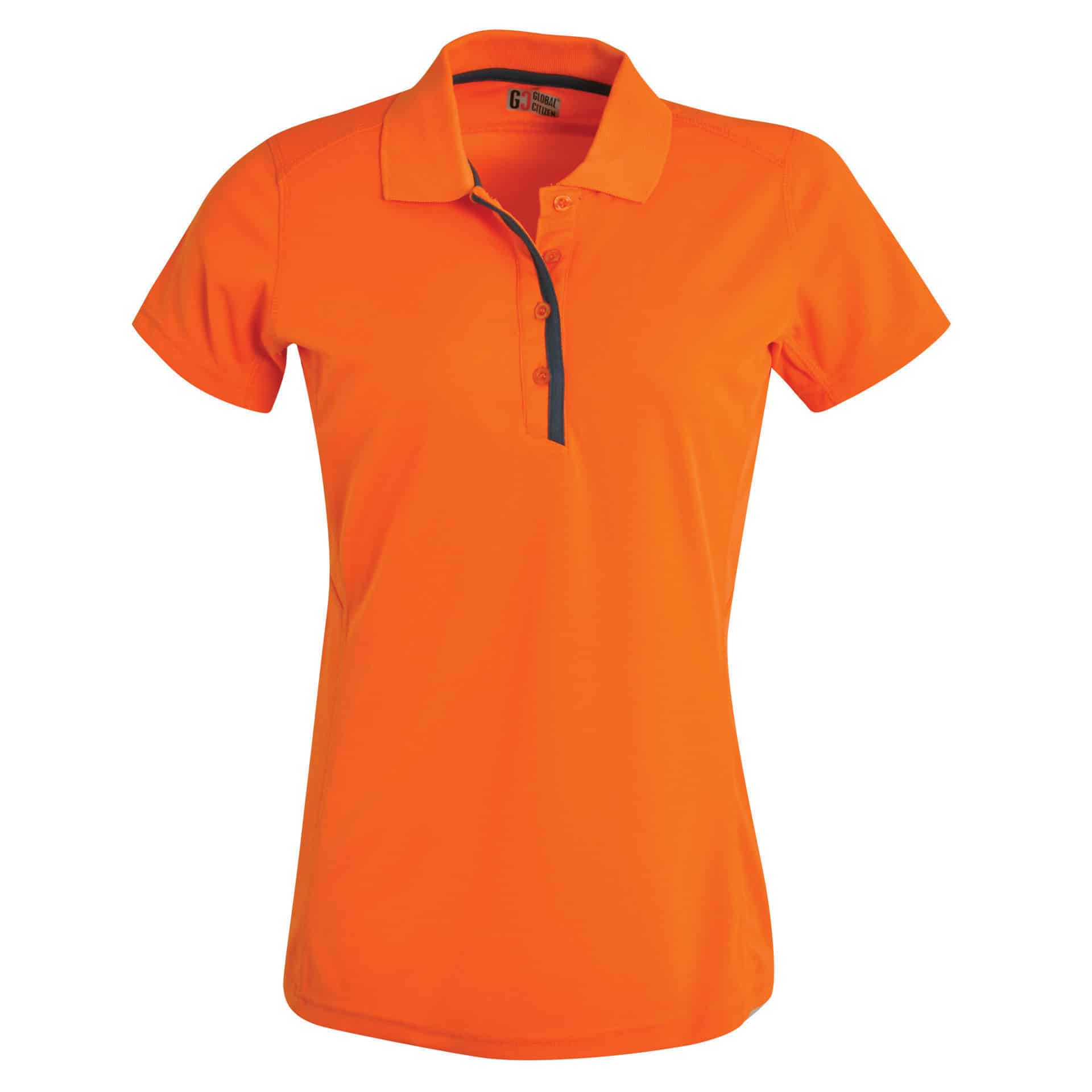 Ladies Matrix Polo – Orange/graphite — Ladies Matrix Polo – Orange/graphite – While Stocks Last