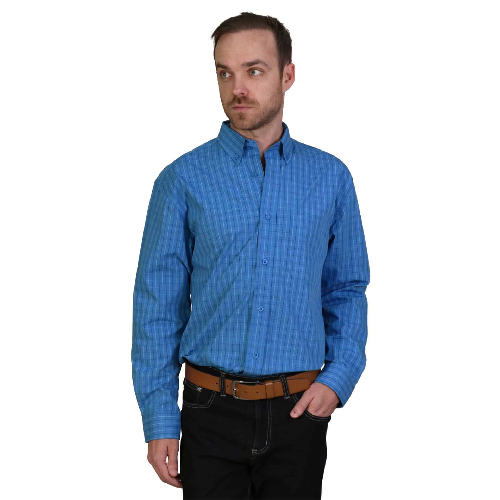 Cameron Shirt Long Sleeve - Check 3 - Image 3