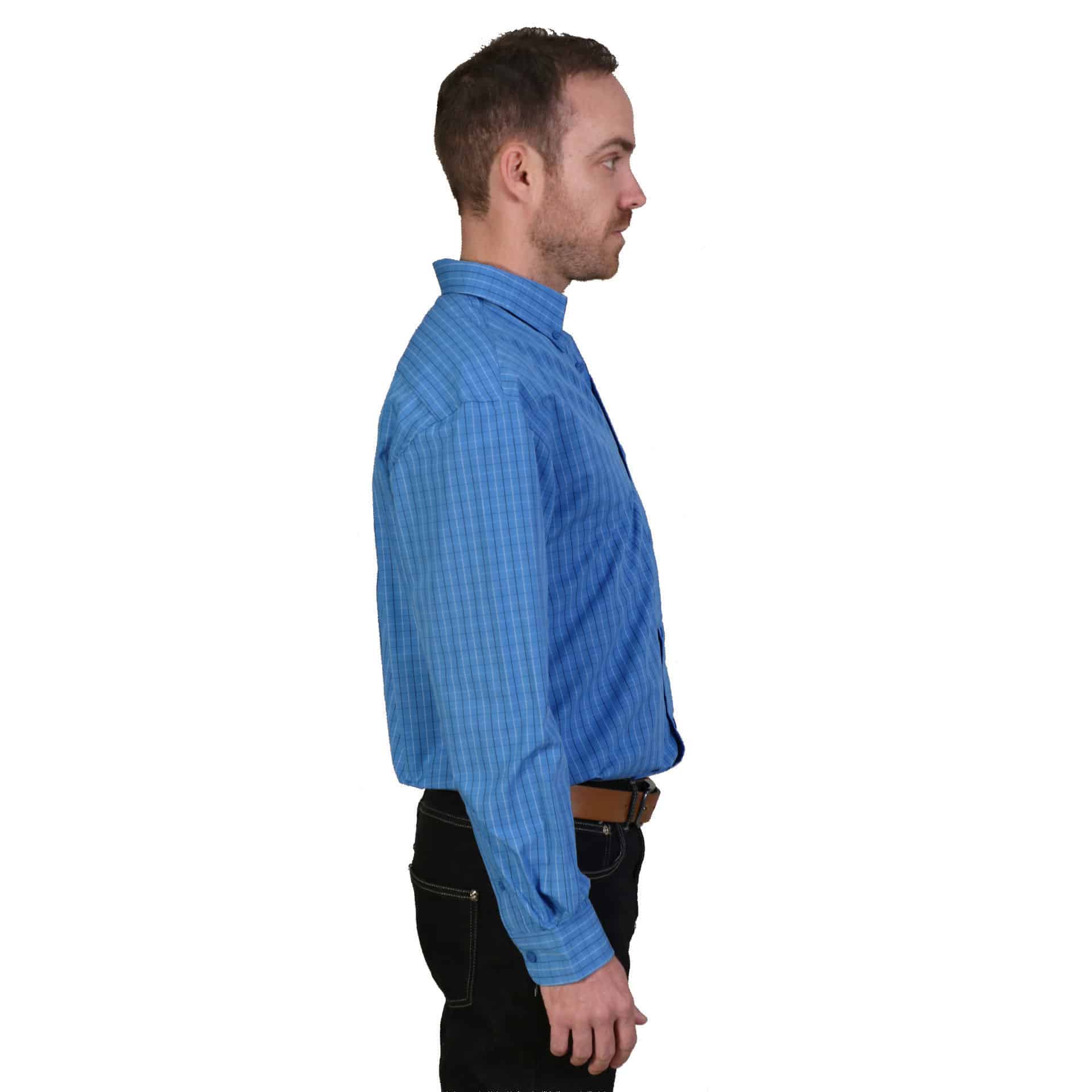 Cameron Shirt Long Sleeve - Check 3 - Image 4