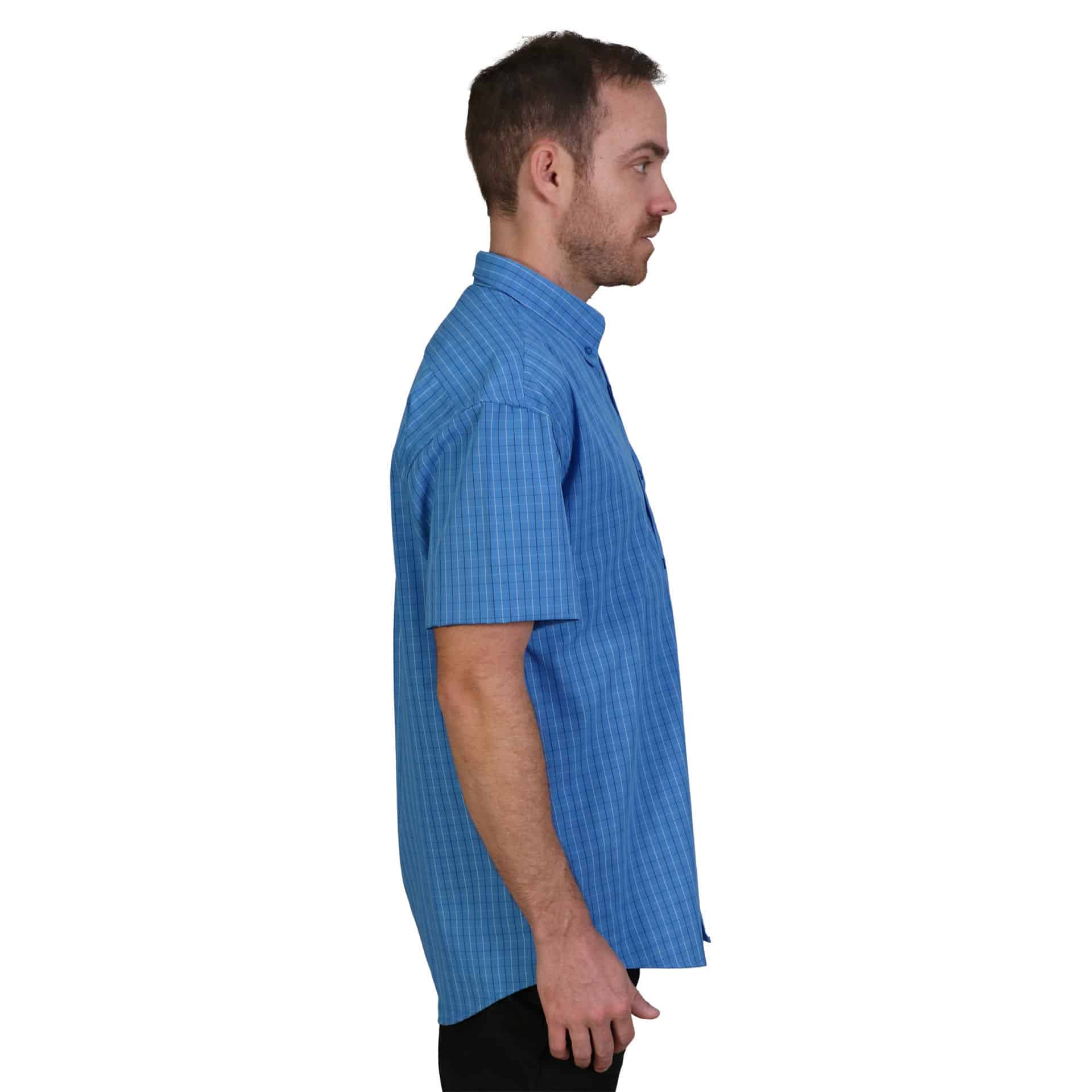 Cameron Shirt Short Sleeve - Check 3 - Image 4