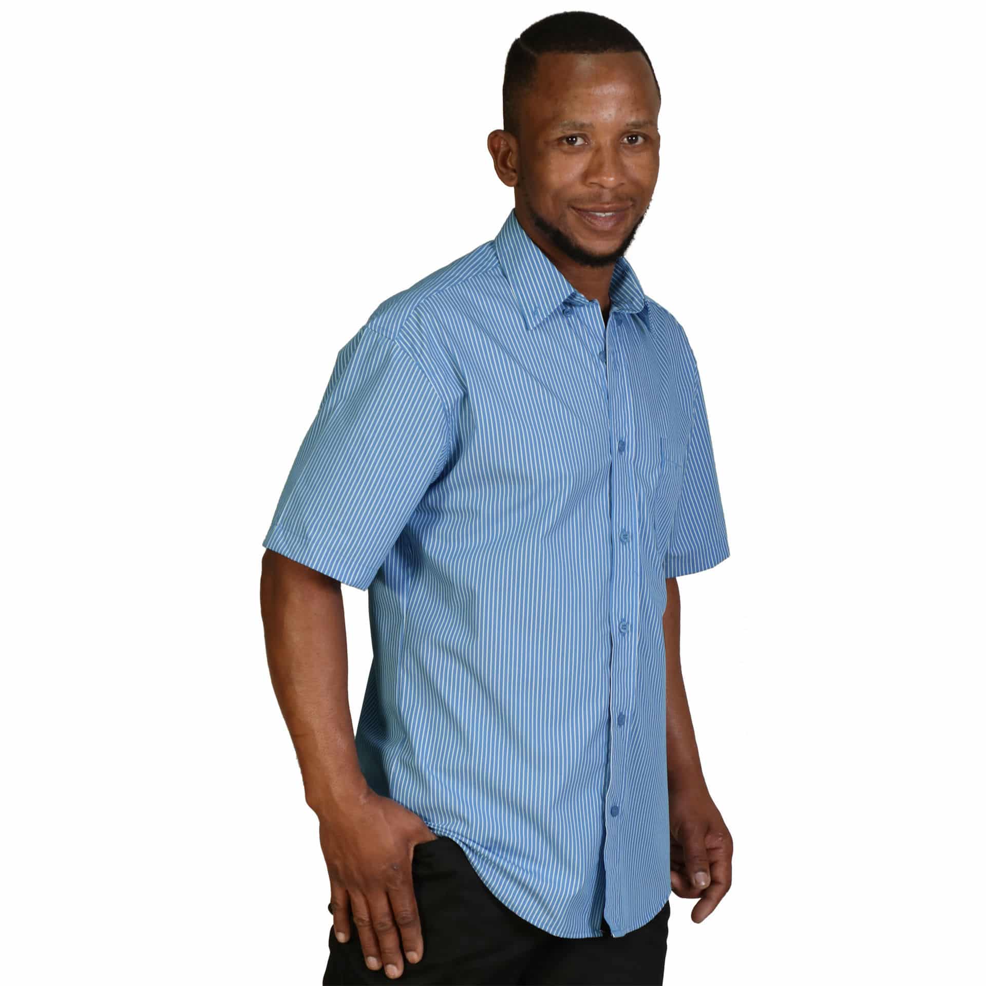 Cameron Shirt Short Sleeve - Stripe 5 - Image 3