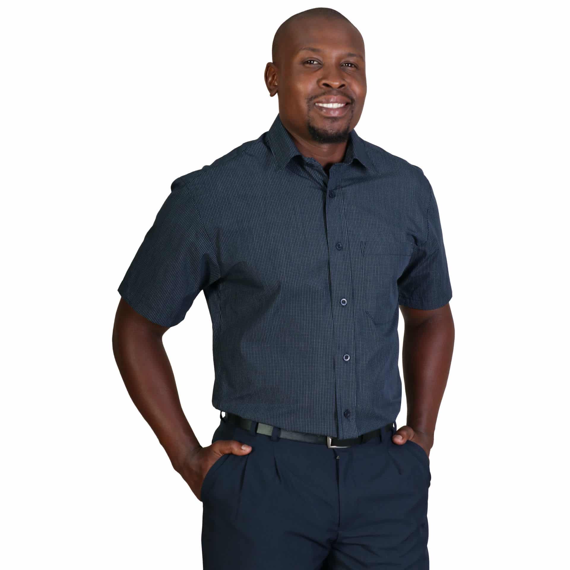 Matthew Shirt Short Sleeve - Check 1 - Image 3