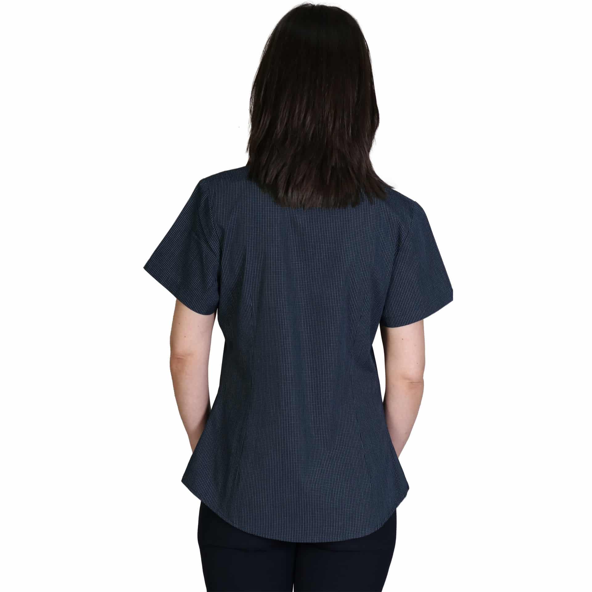 Roselina Blouse Short Sleeve - Check 1 - Image 5