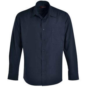 Icon Woven Shirt Long Sleeve — Icon Woven Shirt Long Sleeve – Navy