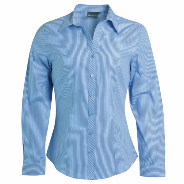 Donna Blouse Long Sleeve – Stripe 5 — Donna Blouse Long Sleeve – Stripe 5