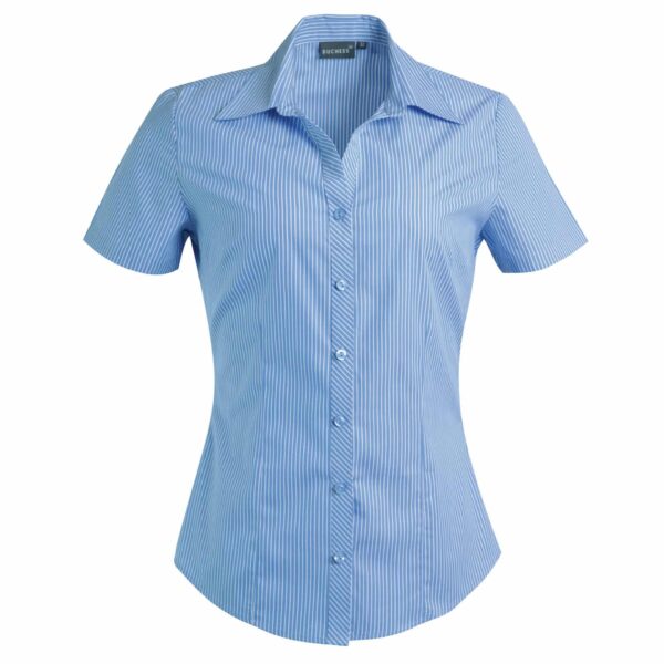 Donna Blouse Short Sleeve – Stripe 5 — Donna Blouse Short Sleeve – Stripe 5