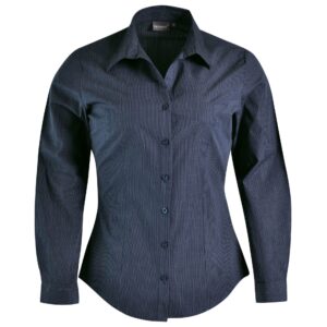 Roselina Blouse Long Sleeve – Check 1 — Roselina Blouse Long Sleeve – Check 1 – Navy