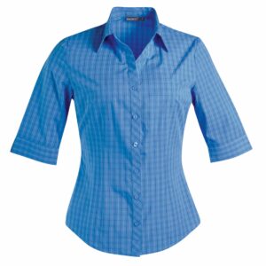Donna Blouse 3/4 Sleeve – Check 3 — Donna Blouse 3/4 Sleeve – Check 3 – End Of Range