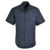 Matthew Shirt Short Sleeve – Check 1 — Matthew Shirt Short Sleeve – Check 1 – Navy