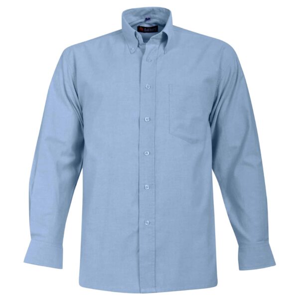 Prime Woven Shirt Long Sleeve — Prime Woven Shirt Long Sleeve-Sky Blue- End Of Range