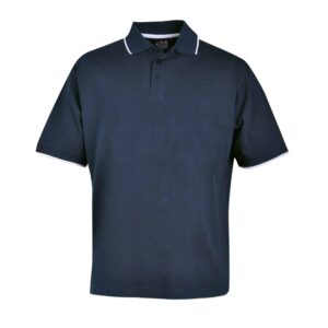 Pencil Stripe Golfer – Navy/white — Pencil Stripe Golfer – Navy/white
