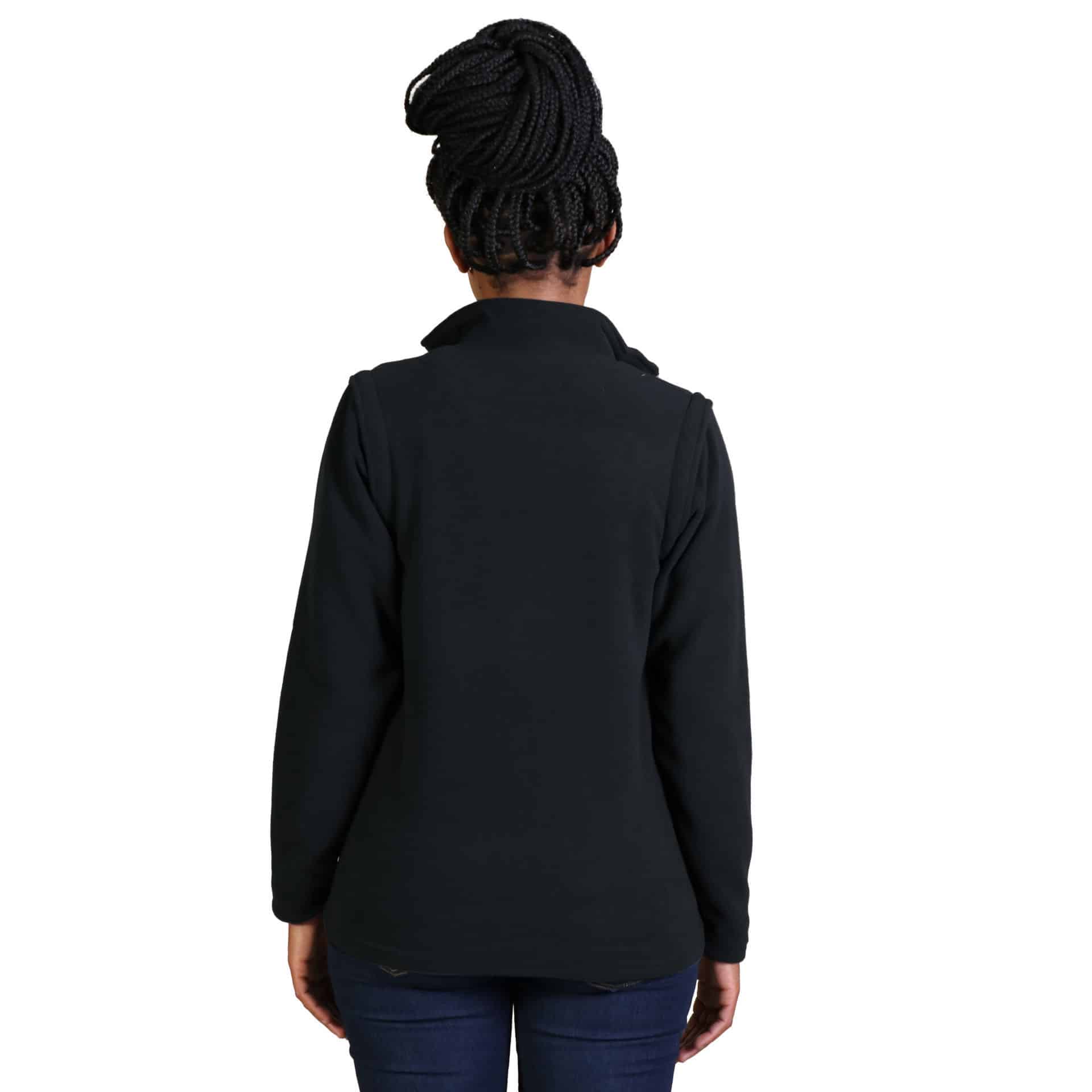 Ladies Zip Off Sleeve Polar Fleece - Image 4