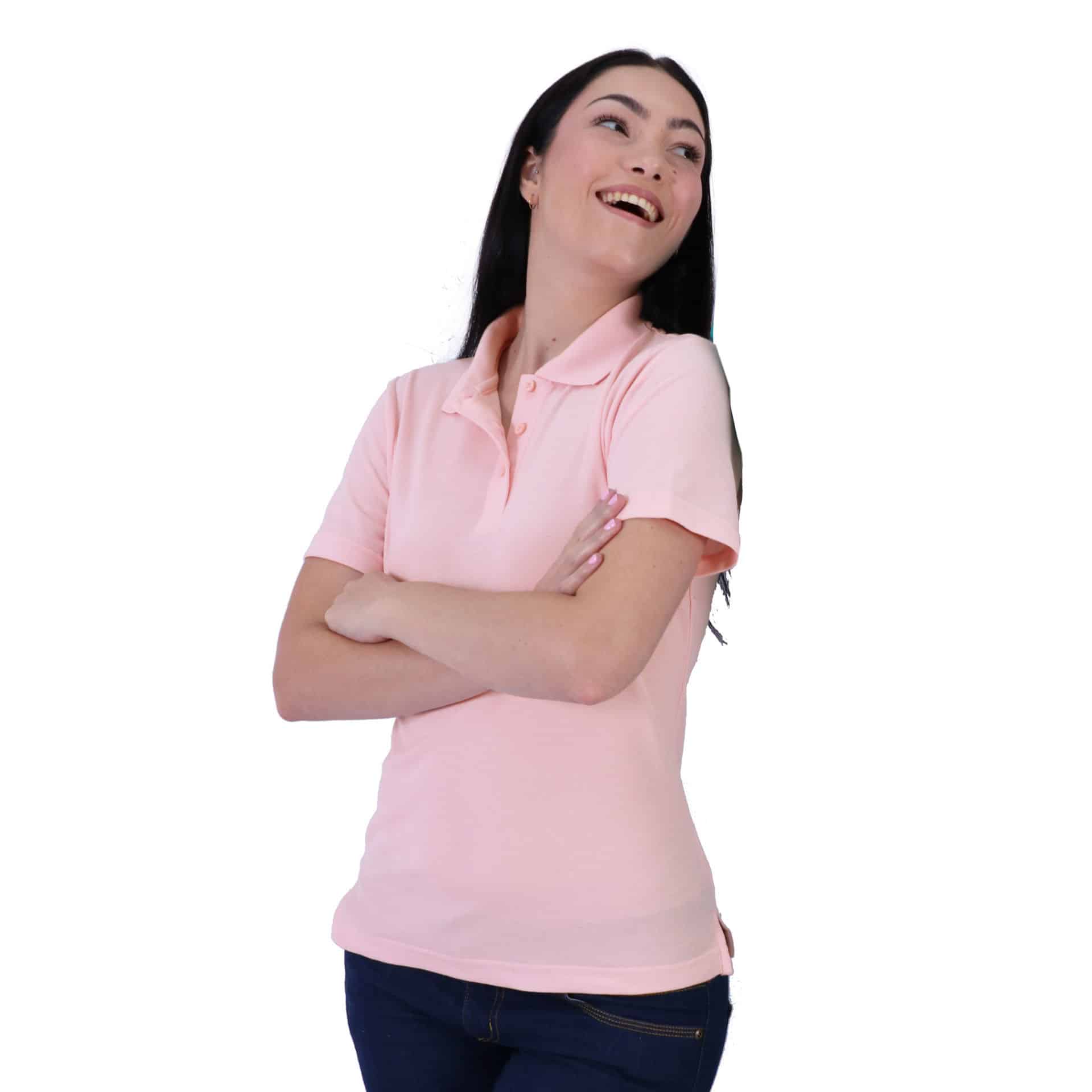 175g Ladies Classic Pique Knit Polo - Image 4