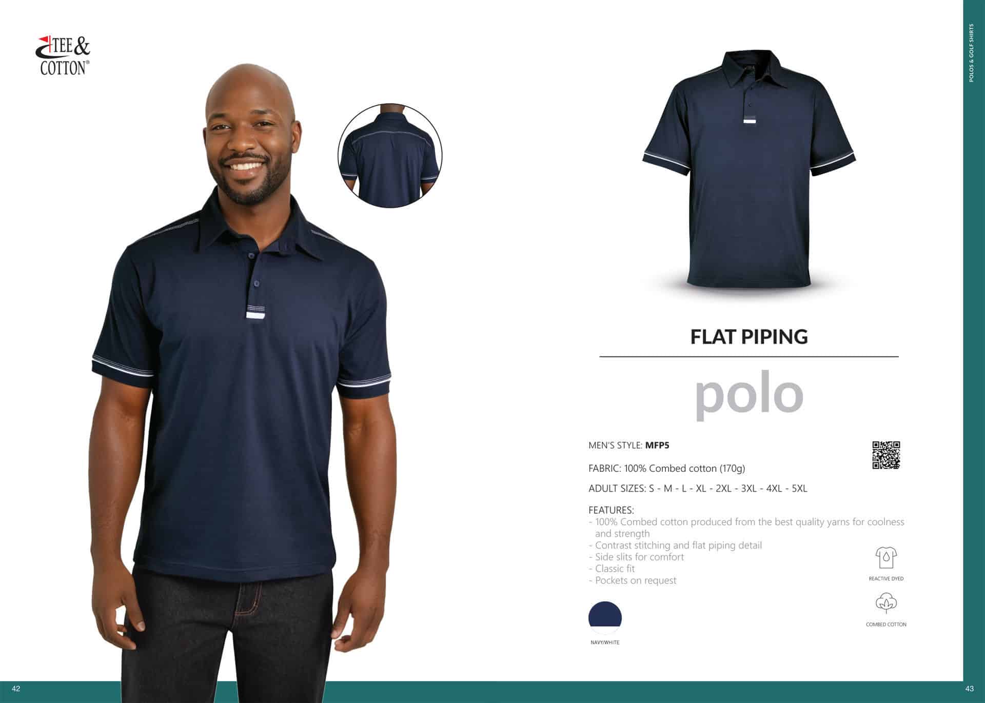 Flat Piping Polo - Image 6