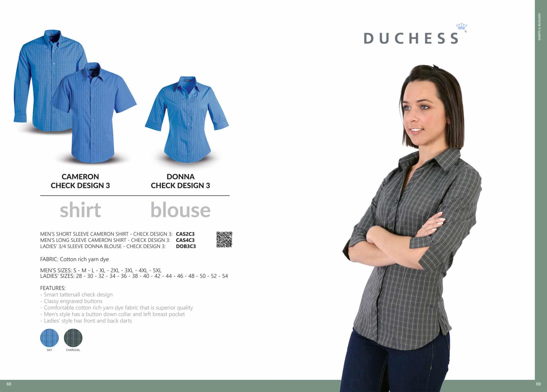 Cameron Shirt Short Sleeve - Check 3 - Image 7