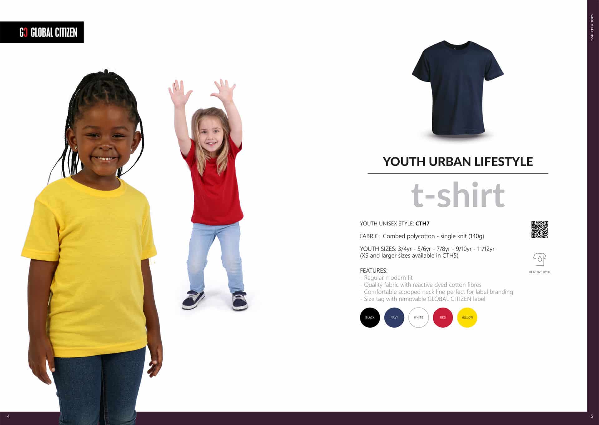 140g Urban Lifestyle Youth T-Shirt - Image 9