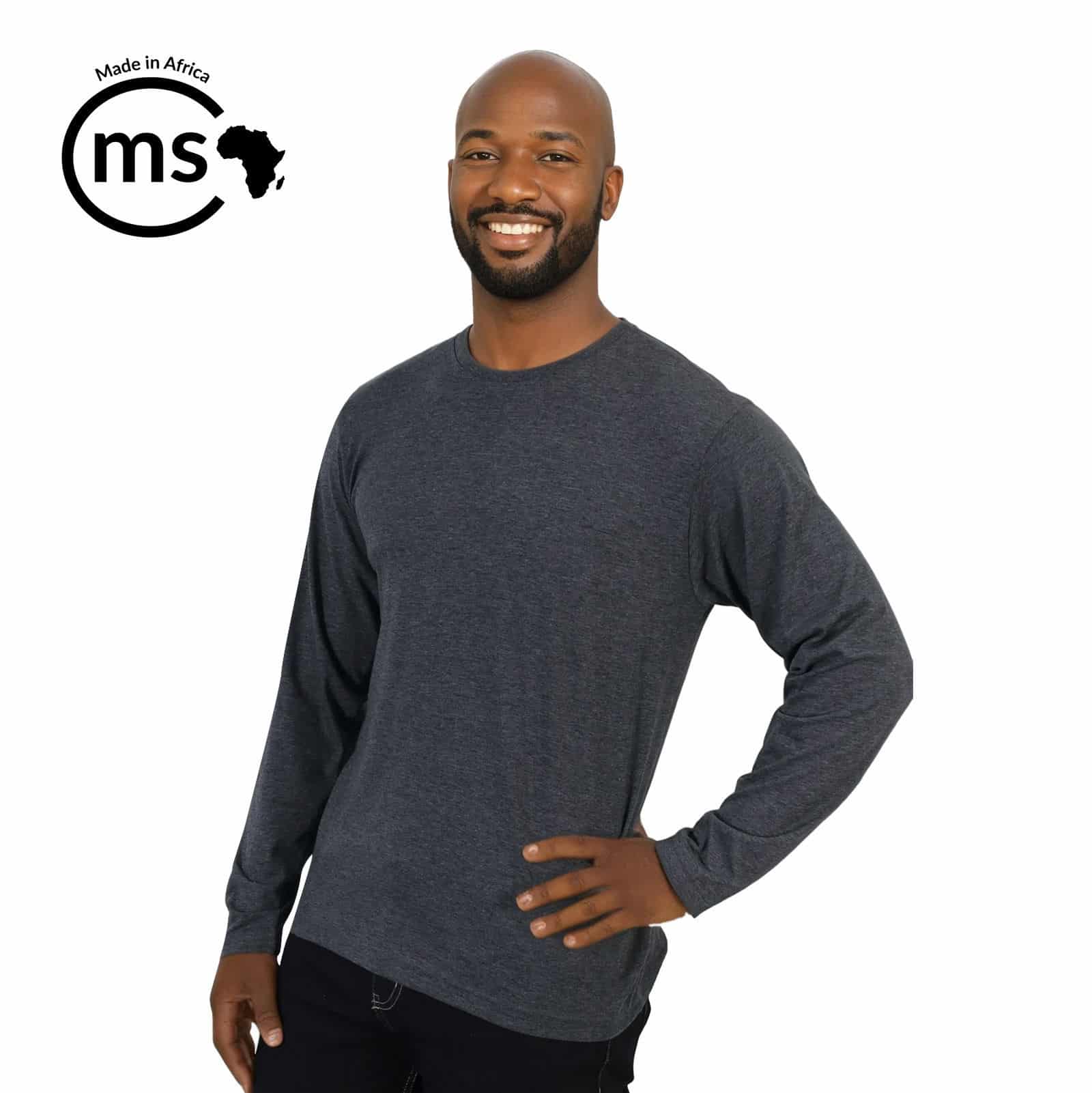 Mens 150g Fashion Fit T-Shirt - long sleeve - Image 2